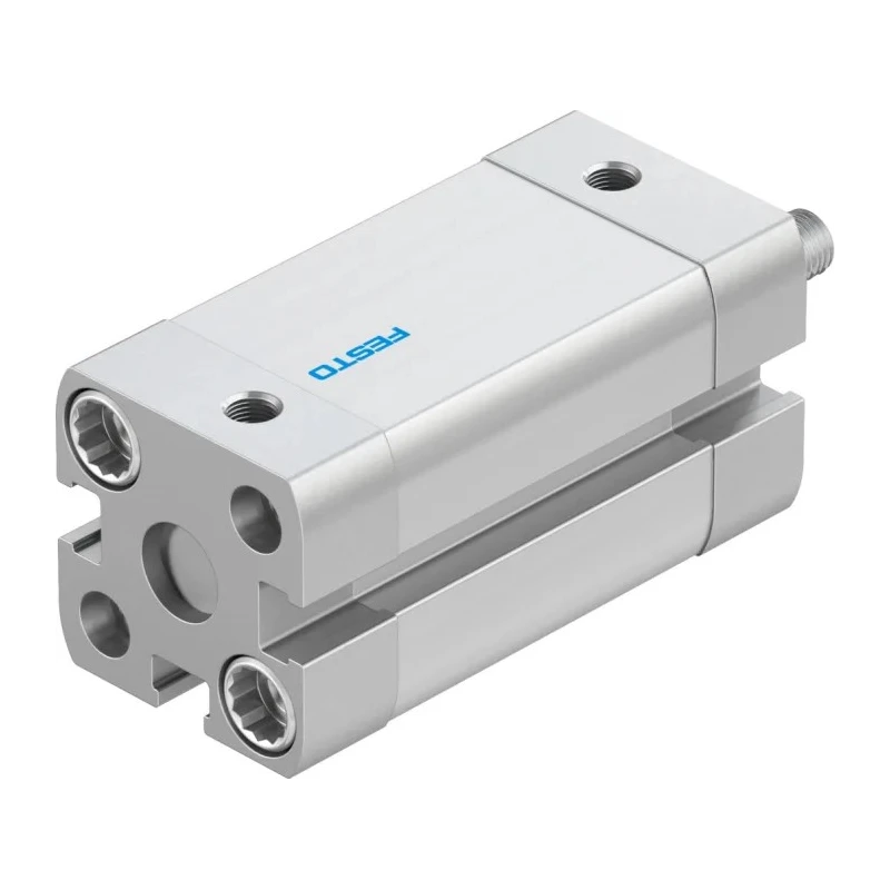 Festo Pneumatic Cylinder ADN Series 16mm Bore, 25mm Stroke, Double Acting, Aluminium Body ADN-16-25-A-P-A