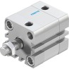 Festo Pneumatic Cylinder ADN Series Double Acting 32mm Bore 10mm Stroke Aluminium Body ADN-32-10-A-P-A