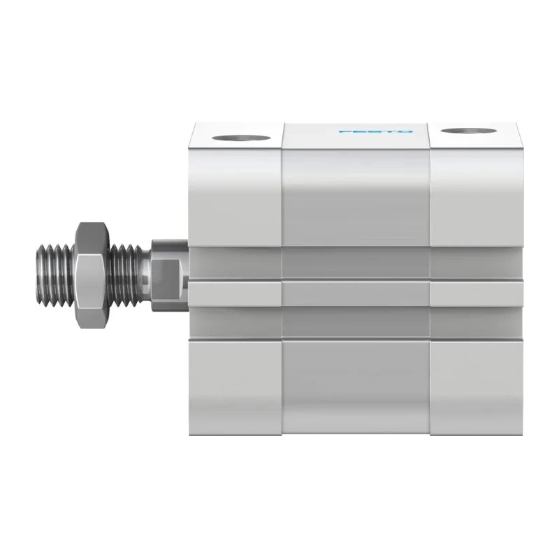 Festo Pneumatic Cylinder ADN Series Double Acting 32mm Bore 10mm Stroke Aluminium Body ADN-32-10-A-P-A