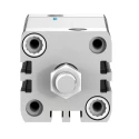 Festo Pneumatic Cylinder Double Acting 32mm Bore, 40mm Stroke, Aluminium Body, Through Hole Mount ADN-32-40-A-P-A