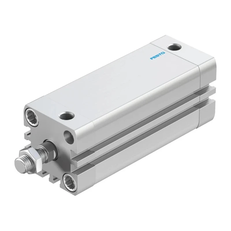 Festo Pneumatic Cylinder Double Acting, 32mm Bore, 80 mm Stroke, Aluminium Body, 10 bar Max Pressure ADN-32-80-A-P-A