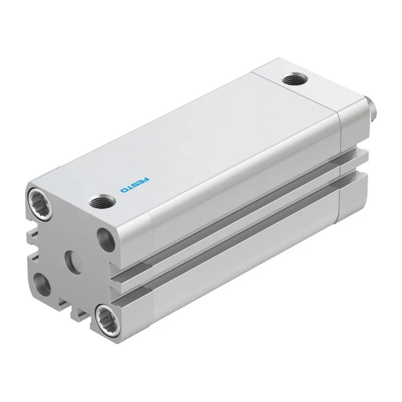 Festo Pneumatic Cylinder Double Acting, 32mm Bore, 80 mm Stroke, Aluminium Body, 10 bar Max Pressure ADN-32-80-A-P-A