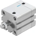 Festo Pneumatic Cylinder Aluminium Body Double Acting 40mm Bore 20mm Stroke M10x1.25 Thread ADN-40-20-A-P-A