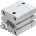 Festo Pneumatic Cylinder Aluminium Body Double Acting 40mm Bore 20mm Stroke M10x1.25 Thread ADN-40-20-A-P-A