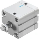 Festo Pneumatic Cylinder Double Acting 50mm Bore, 30mm Stroke, Aluminium Body, 10 bar Max Pressure ADN-50-30-A-P-A