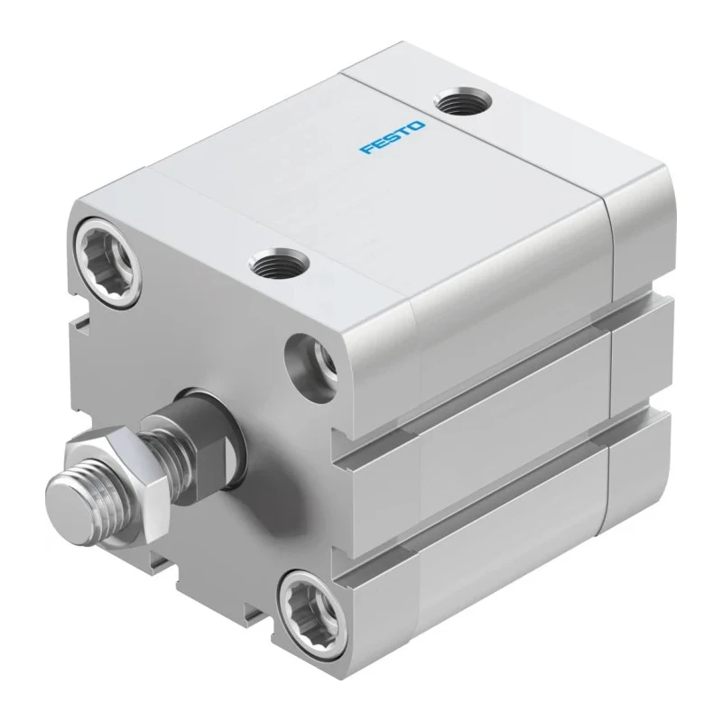 Festo Pneumatic Cylinder Double Acting 50mm Bore, 30mm Stroke, Aluminium Body, 10 bar Max Pressure ADN-50-30-A-P-A
