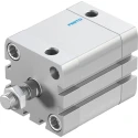 Festo Pneumatic Cylinder ADN Series Double Acting 40mm Bore 25mm Stroke Aluminium Body ADN-40-25-A-P-A