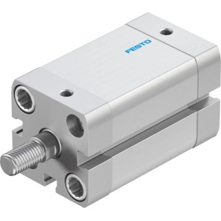 Festo Pneumatic Cylinder ADN Series Double Acting, 25 mm Bore, 30 mm Stroke, Aluminium Body, Air Cushioning ADN-25-30-A-P-A