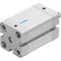 Festo Pneumatic Cylinder ADN Series Double Acting, 25 mm Bore, 30 mm Stroke, Aluminium Body, Air Cushioning ADN-25-30-A-P-A