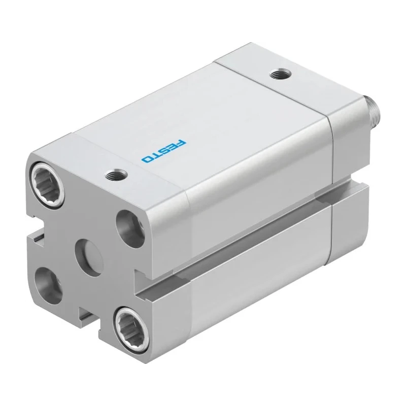 Festo Pneumatic Cylinder ADN Series Double Acting, 25 mm Bore, 30 mm Stroke, Aluminium Body, Air Cushioning ADN-25-30-A-P-A