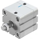 Festo Pneumatic Cylinder 50mm Bore, 20mm Stroke, Double Acting, Aluminium Body, Elastic Cushioning ADN-50-20-A-P-A