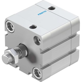 Festo Pneumatic Cylinder 50mm Bore, 20mm Stroke, Double Acting, Aluminium Body, Elastic Cushioning ADN-50-20-A-P-A