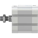 Festo Pneumatic Cylinder 50mm Bore, 20mm Stroke, Double Acting, Aluminium Body, Elastic Cushioning ADN-50-20-A-P-A