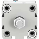 Festo Pneumatic Cylinder 50mm Bore, 20mm Stroke, Double Acting, Aluminium Body, Elastic Cushioning ADN-50-20-A-P-A