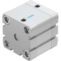 Festo Pneumatic Cylinder 50mm Bore, 20mm Stroke, Double Acting, Aluminium Body, Elastic Cushioning ADN-50-20-A-P-A