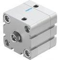 Festo Pneumatic Cylinder ADN Series Double Acting 50 mm Bore 15 mm Stroke Aluminium Body ADN-50-15-I-P-A