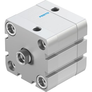 Festo Pneumatic Cylinder ADN Series Double Acting 50 mm Bore 15 mm Stroke Aluminium Body ADN-50-15-I-P-A