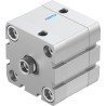 Festo Pneumatic Cylinder ADN Series Double Acting 50 mm Bore 15 mm Stroke Aluminium Body ADN-50-15-I-P-A
