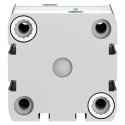 Festo Pneumatic Cylinder ADN Series Double Acting 50 mm Bore 15 mm Stroke Aluminium Body ADN-50-15-I-P-A