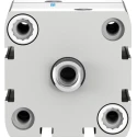 Festo Pneumatic Cylinder ADN Series Double Acting 50 mm Bore 15 mm Stroke Aluminium Body ADN-50-15-I-P-A