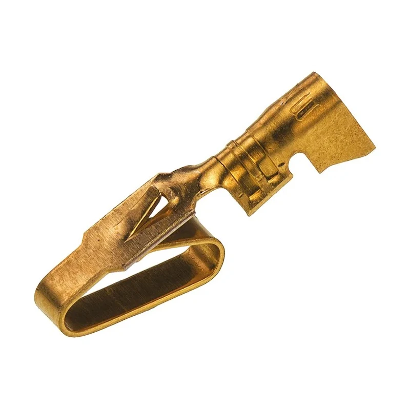 Molex 2478 Series Female Crimp Terminal, Gold Plated Phosphor Bronze, 24 AWG Min, 18 AWG Max, 7A Current 08-58-0122