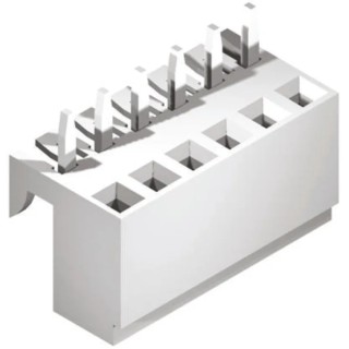 Molex KK 254 Series Straight Through Hole PCB Socket 4-Contact 1 Row 2.54 mm Pitch Solder 22-14-2044