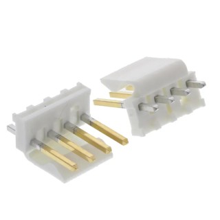 Molex KK 396 Series Straight Through Hole Pin Header, 4 Contacts, 3.96 mm Pitch, 1 Row, Unshrouded, 250V 7A 26-61-4040