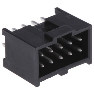 Molex C-Grid III Series Straight Through Hole PCB Header, 10 Contacts, 2.54 mm Pitch, 2 Row, Shrouded 90130-1110