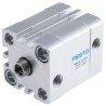 Festo Pneumatic Cylinder ADN Series 50mm Bore, 20mm Stroke, Double Acting, Aluminium Body ADN-50-20-I-P-A