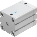 Festo Pneumatic Cylinder ADN Series Double Acting 50mm Bore 50mm Stroke Aluminium Body ADN-50-50-I-P-A