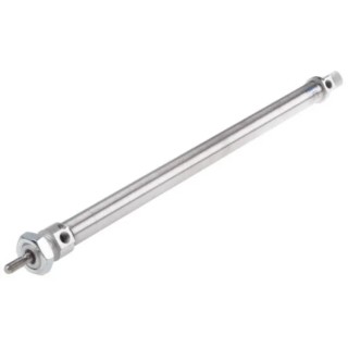 Festo 300 mm Pneumatic Cylinder Double Acting Aluminium Body Through Hole Mount DSNU-20-300-PPS-A