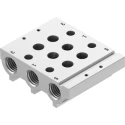 Festo VABM series 2 station G Manifold Base Aluminium Alloy Body 1/8 in Thread VABM-L1-10S-G18-2