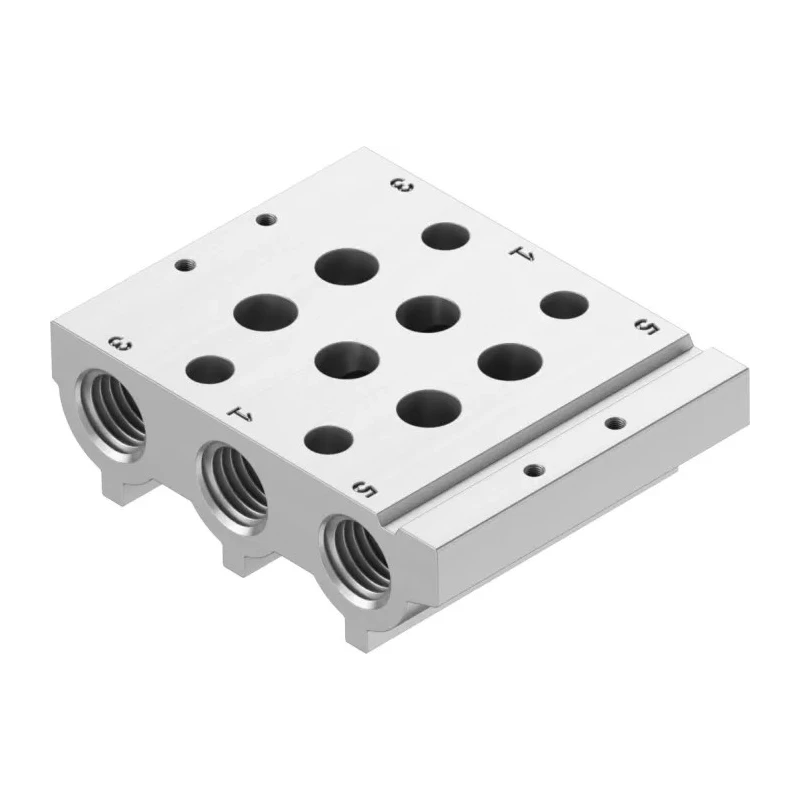 Festo VABM series 2 station G Manifold Base Aluminium Alloy Body 1/8 in Thread VABM-L1-10S-G18-2