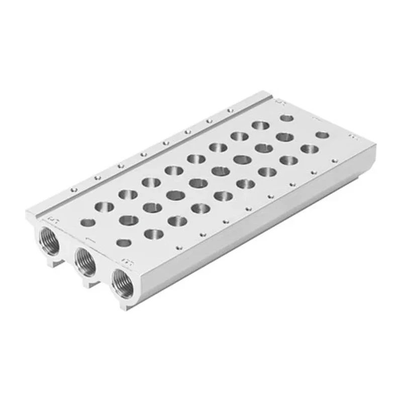 Festo VABM series 8 Station G Manifold Base for Use with VUVG-LK Series Individual Valves VABM-L1-14S-G14-8