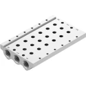 Festo VABM series 6 Station G Manifold Base with 1/4 in Port Size for VUVG-LK Series Valves VABM-L1-14S-G14-6