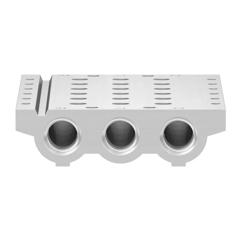 Festo VABM series 6 Station G Manifold Base with 1/4 in Port Size for VUVG-LK Series Valves VABM-L1-14S-G14-6