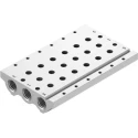 Festo VABM series 6 Station G Manifold Base with 1/4 in Port Size for VUVG-LK Series Valves VABM-L1-14S-G14-6