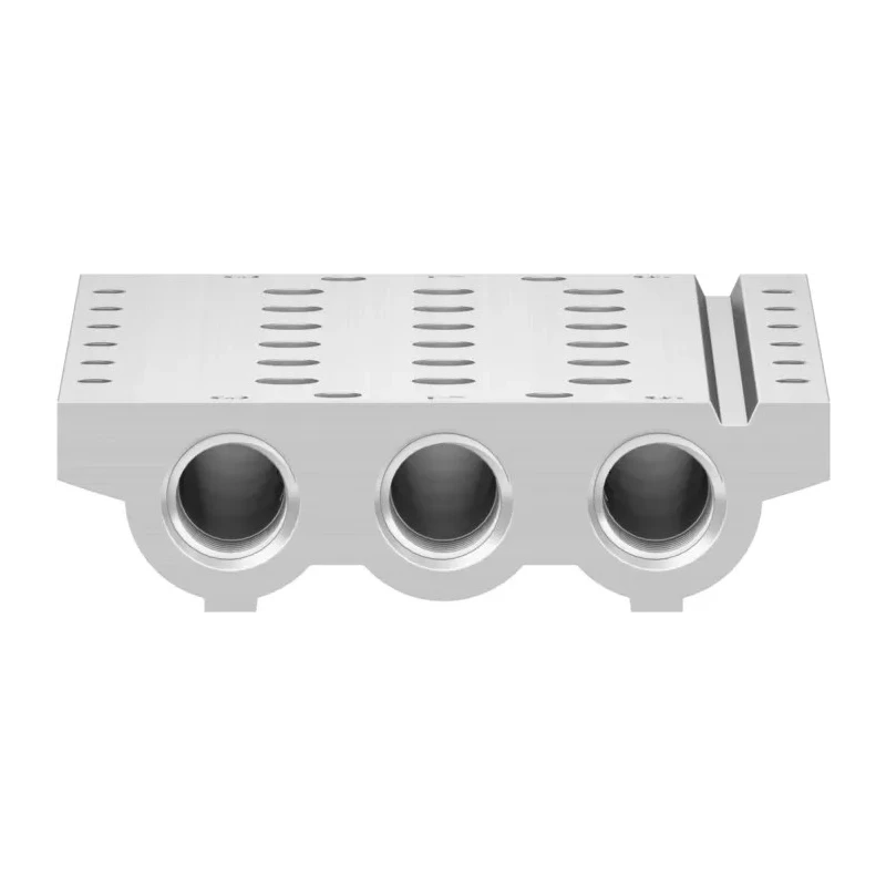 Festo VABM series 6 Station G Manifold Base with 1/4 in Port Size for VUVG-LK Series Valves VABM-L1-14S-G14-6