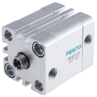 Festo ADN Series Pneumatic Cylinder 50mm Bore, 20mm Stroke, Double Acting, Aluminium Body ADN-50-20-I-PPS-A
