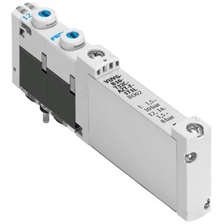 Festo 5/2 Electric Pneumatic Solenoid Valve 24V DC Manifold Mount Aluminium Alloy VUVG-B10-B52-ZT-F-1T1L
