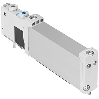 Festo 5/2-Way Electric Solenoid Valve Push-in Threaded Port 24V dc 1W Aluminium Alloy VUVG-B14-M52-AZT-F-1T1L