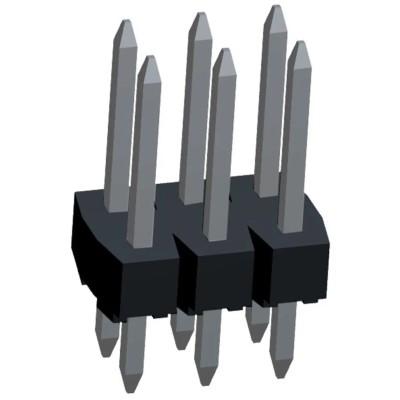 Molex C-Grid III Series Straight Through Hole Pin Header, 6 Contacts, 2.54 mm Pitch, 2 Row, Unshrouded 90131-0123