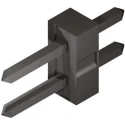 Molex Milli-Grid Series 2 Contact Straight Through Hole Pin Header, 2 mm Pitch, 2 Row, Unshrouded 87758-0216