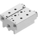 Festo VABM series 2 Station G Manifold Base with 1/4 in Port Size for 5/2 & 5/3-Way Valves VABM-B10-20S-G14-2