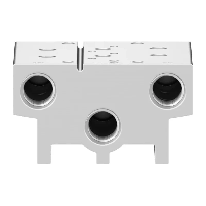 Festo VABM series 2 Station G Manifold Base with 1/4 in Port Size for 5/2 & 5/3-Way Valves VABM-B10-20S-G14-2