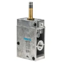Festo Pneumatic Solenoid Valve 3/2 Way Closed Monostable Electric G Threaded 1/4 in Port MFH-3-1/4-S