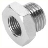 Festo Pneumatic Fitting Reducer Nipple, Nickel Plated Brass, G 3/8 Male to G 1/4 Female, Operating NPFC-R-G38-G14-MF