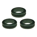 SES Sterling DK Black Polyvinyl Chloride 14 mm Cable Grommet for 9 mm Cable Diameter 01070029010