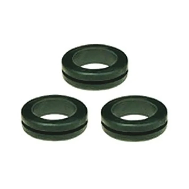 SES Sterling DK Black Polyvinyl Chloride 14 mm Cable Grommet for 9 mm Cable Diameter 01070029010