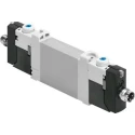 Festo Pneumatic Solenoid Valve 5/2 Electric Manifold Mount Aluminium Alloy Body 24V dc VUVG-BK10-B52-T-F-1R8L-S